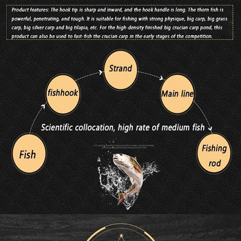 30 ΤΕΜ. Αγκίστρια ψαρέματος υψηλής ανθρακούχο χάλυβα Bait Fish Hook Σετ υψηλής ποιότητας αγκίστρια ψαρέματος από ανοξείδωτο χάλυβα Αξεσουάρ ψαρέματος