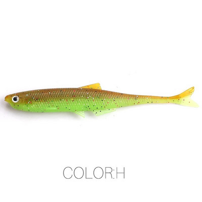 2023 Supercontinent kõhnus ShadTeez 6cm/8cm haug Zander Predator Fishing 3D silmad Pehme lant Püügilandid