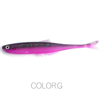 2023 Supercontinent kõhnus ShadTeez 6cm/8cm haug Zander Predator Fishing 3D silmad Pehme lant Püügilandid