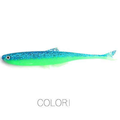 2023 Supercontinent kõhnus ShadTeez 6cm/8cm haug Zander Predator Fishing 3D silmad Pehme lant Püügilandid