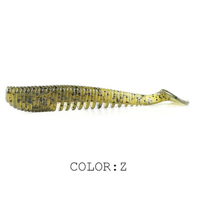 2019 Supercontinent 50mm 80mm 95mm 110mm makšķerēšanas mānekļi mīksts māneklis Mākslīgā ēsma Predator Tackle līdakām un līdakām