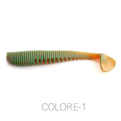 2019 Supercontinent 50mm 80mm 95mm 110mm makšķerēšanas mānekļi mīksts māneklis Mākslīgā ēsma Predator Tackle līdakām un līdakām