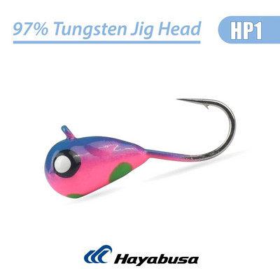 Elite TG 5 τεμ. Tungsten Ice Fishing Jig, 2,7mm-6,0mm Tear Drop Hayabusa Hook Winter Pike Carp Panfish Soft Lure Bait Tackel