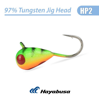 Elite TG 5 τεμ. Tungsten Ice Fishing Jig, 2,7mm-6,0mm Tear Drop Hayabusa Hook Winter Pike Carp Panfish Soft Lure Bait Tackel