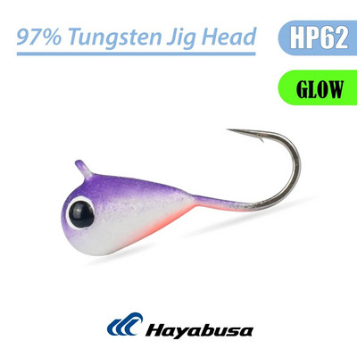 Elite TG 5 τεμ. Tungsten Ice Fishing Jig, 2,7mm-6,0mm Tear Drop Hayabusa Hook Winter Pike Carp Panfish Soft Lure Bait Tackel