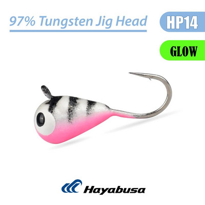 Elite TG 5 τεμ. Tungsten Ice Fishing Jig, 2,7mm-6,0mm Tear Drop Hayabusa Hook Winter Pike Carp Panfish Soft Lure Bait Tackel
