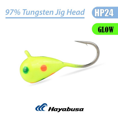 Elite TG 5 τεμ. Tungsten Ice Fishing Jig, 2,7mm-6,0mm Tear Drop Hayabusa Hook Winter Pike Carp Panfish Soft Lure Bait Tackel