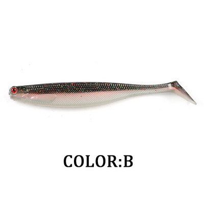 2022 Supercontinent ShadTeez 5cm/7cm/10cm haug Zander Predator Fishing 3D silmad Pehme lant Püügilandid