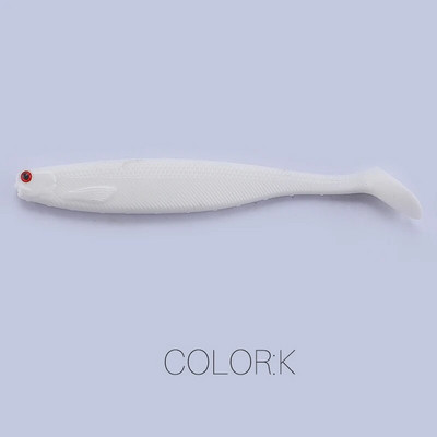 2022 Supercontinent ShadTeez 5cm/7cm/10cm haug Zander Predator Fishing 3D silmad Pehme lant Püügilandid