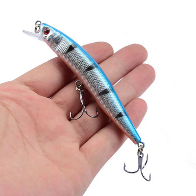 1 ΤΕΜ Minnow Fishing Lure 95mm 8g Floating Hard Bait Wobbler Jig Bait Crankbait Κυπρίνος Ριγέ μπάσο Pesca Είδη ψαρέματος SwimBait