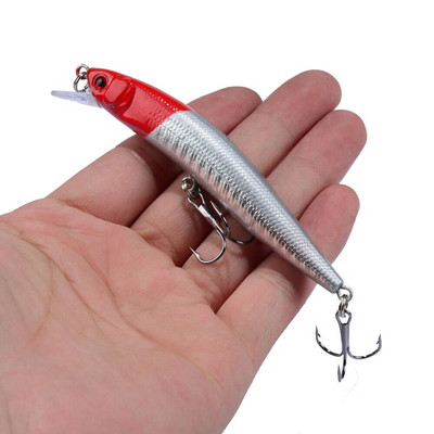 1 ΤΕΜ Minnow Fishing Lure 95mm 8g Floating Hard Bait Wobbler Jig Bait Crankbait Κυπρίνος Ριγέ μπάσο Pesca Είδη ψαρέματος SwimBait