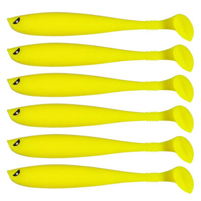 6tk/komplekt Creature Baits Kalasööt vinüülid Pehme sööt 9cm/4.1g Predator Fishing Pike Pehme kummisööt Kalastustarvikud