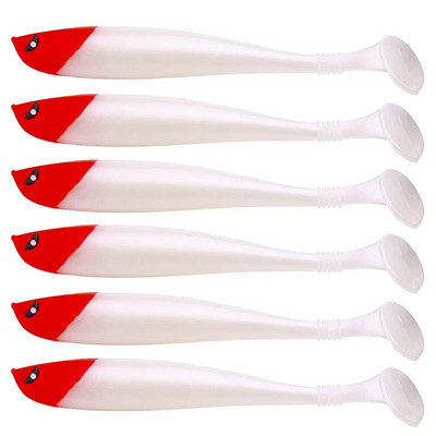 6tk/komplekt Creature Baits Kalasööt vinüülid Pehme sööt 9cm/4.1g Predator Fishing Pike Pehme kummisööt Kalastustarvikud