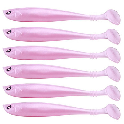 6tk/komplekt Creature Baits Kalasööt vinüülid Pehme sööt 9cm/4.1g Predator Fishing Pike Pehme kummisööt Kalastustarvikud