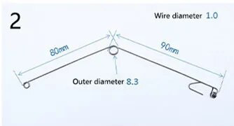 5tk telkimisautomaatne püügiseade vedruväljatõuke konks, roostevabast terasest universaalne kalatarvete konksu tööriista artefakt