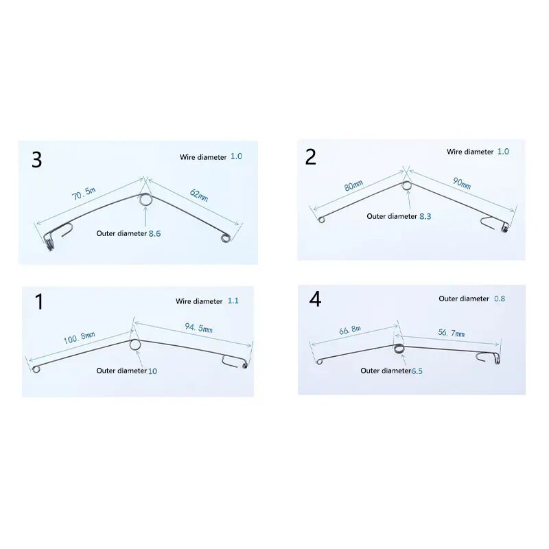 5tk telkimisautomaatne püügiseade vedruväljatõuke konks, roostevabast terasest universaalne kalatarvete konksu tööriista artefakt
