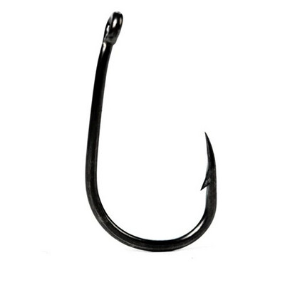 Ανθρακούχο ατσάλι Carp Hooks Επικάλυψη Carp Fishing Hooks Wide Gape με Micro Barb Matt Black Yn Hook για χοντρό gamakaTSU