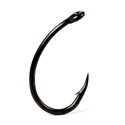 Ανθρακούχο ατσάλι Carp Hooks Επικάλυψη Carp Fishing Hooks Wide Gape με Micro Barb Matt Black Yn Hook για χοντρό gamakaTSU