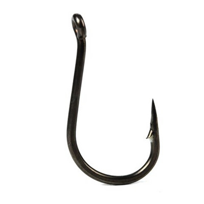 Ανθρακούχο ατσάλι Carp Hooks Επικάλυψη Carp Fishing Hooks Wide Gape με Micro Barb Matt Black Yn Hook για χοντρό gamakaTSU