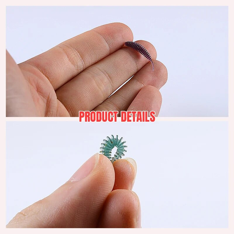 Supercontinent tārpu ēsma mīkstā ēsma Tanta 25mm/100gab makšķerēšanas mānekļi Pesca karpu zvejas basa māneklis Isca mākslīgais