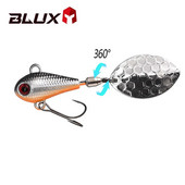BLUX SPINTAIL makšķerēšanas māneklis 4.5g 7g 11g Mag Tail Spinner Shad Metāla Vib Casting Shore Jig Bait Vara asmens karote Saldūdens bass