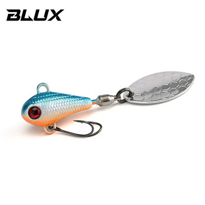 BLUX SPINTAIL makšķerēšanas māneklis 4.5g 7g 11g Mag Tail Spinner Shad Metāla Vib Casting Shore Jig Bait Vara asmens karote Saldūdens bass