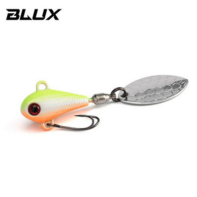 BLUX SPINTAIL makšķerēšanas māneklis 4.5g 7g 11g Mag Tail Spinner Shad Metāla Vib Casting Shore Jig Bait Vara asmens karote Saldūdens bass