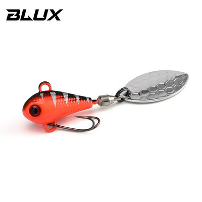 BLUX SPINTAIL makšķerēšanas māneklis 4.5g 7g 11g Mag Tail Spinner Shad Metāla Vib Casting Shore Jig Bait Vara asmens karote Saldūdens bass