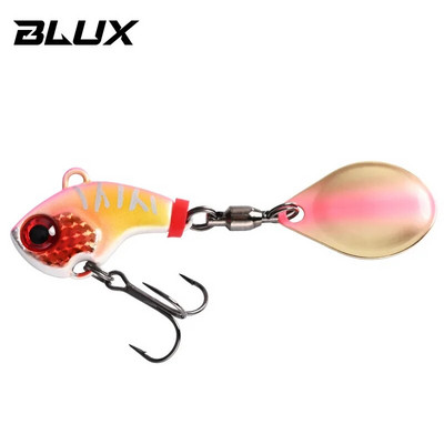 BLUX CYCLONE Tail Spinner 1/4oz 3/8oz Shad Metal Vib Casting Shore Jig Bait Χάλκινη λεπίδα κουτάλι Δέλεαρ ψαρέματος μπάσου γλυκού νερού