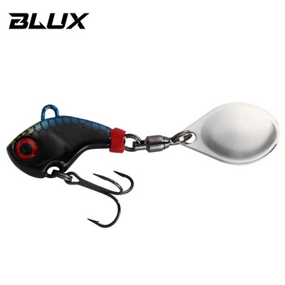 BLUX CYCLONE Tail Spinner 1/4oz 3/8oz Shad Metal Vib Casting Shore Jig Bait Χάλκινη λεπίδα κουτάλι Δέλεαρ ψαρέματος μπάσου γλυκού νερού