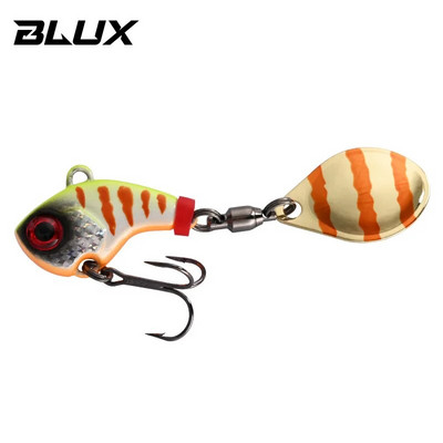 BLUX CYCLONE Tail Spinner 1/4oz 3/8oz Shad Metal Vib Casting Shore Jig Bait Χάλκινη λεπίδα κουτάλι Δέλεαρ ψαρέματος μπάσου γλυκού νερού