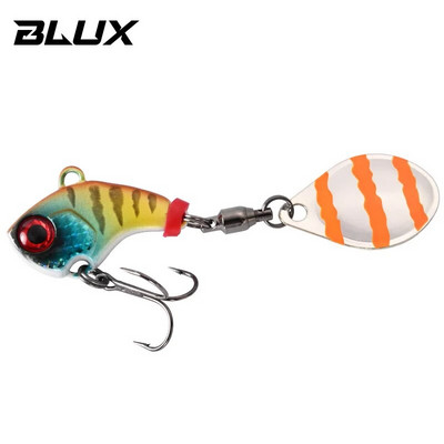 BLUX CYCLONE Tail Spinner 1/4oz 3/8oz Shad Metal Vib Casting Shore Jig Bait Χάλκινη λεπίδα κουτάλι Δέλεαρ ψαρέματος μπάσου γλυκού νερού