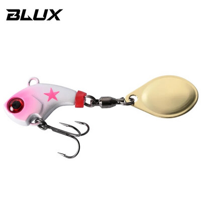 BLUX CYCLONE Tail Spinner 1/4oz 3/8oz Shad Metal Vib Casting Shore Jig Bait Χάλκινη λεπίδα κουτάλι Δέλεαρ ψαρέματος μπάσου γλυκού νερού