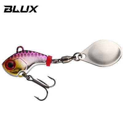 BLUX CYCLONE Tail Spinner 1/4oz 3/8oz Shad Metal Vib Casting Shore Jig Bait Χάλκινη λεπίδα κουτάλι Δέλεαρ ψαρέματος μπάσου γλυκού νερού