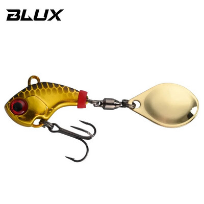 BLUX CYCLONE Tail Spinner 1/4oz 3/8oz Shad Metal Vib Casting Shore Jig Bait Χάλκινη λεπίδα κουτάλι Δέλεαρ ψαρέματος μπάσου γλυκού νερού