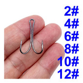 2/4/6/8/10/12# Luya Dvostruka udica DIY modifikacija Neobješeno dno Boda od visokougljičnog čelika Tvrdi mamac Dodaci za meke mamce