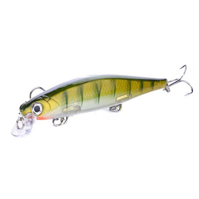 HENGJIA Minnow Fishing Lure Laser Hard Artificial Bait 3D Eyes 11cm 13g Voblerid Karpkala Püügitarbed Slow Uping Jerkbait