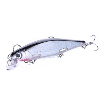 HENGJIA Minnow Fishing Lure Laser Hard Artificial Bait 3D Eyes 11cm 13g Voblerid Karpkala Püügitarbed Slow Uping Jerkbait