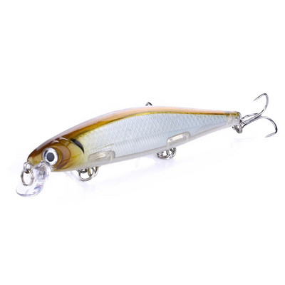HENGJIA Minnow Fishing Lure Laser Hard Artificial Bait 3D Eyes 11cm 13g Voblerid Karpkala Püügitarbed Slow Uping Jerkbait