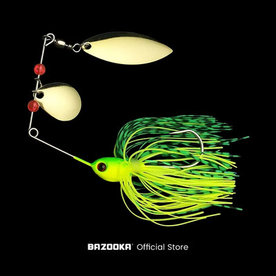 Bazooka 15g 18g Spinnerbait Fishing Lure Traatsööt Metallist Spinner Buzzbait Swimbait Hook JIG Kit Seelik peche Bass Pike Winter