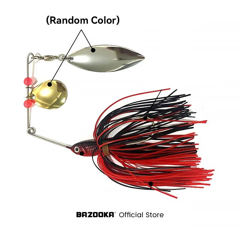 Bazooka 15g 18g Spinnerbait Fishing Lure Traatsööt Metallist Spinner Buzzbait Swimbait Hook JIG Kit Seelik peche Bass Pike Winter