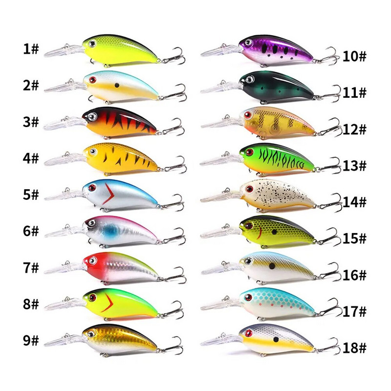 Hengjia Crank ēsma zvejas māneklis vobleris 14g 10cm Minnow Isca mākslīgais māneklis Crankbait Leurre de Bass Pike Trolling Pesca Tackle