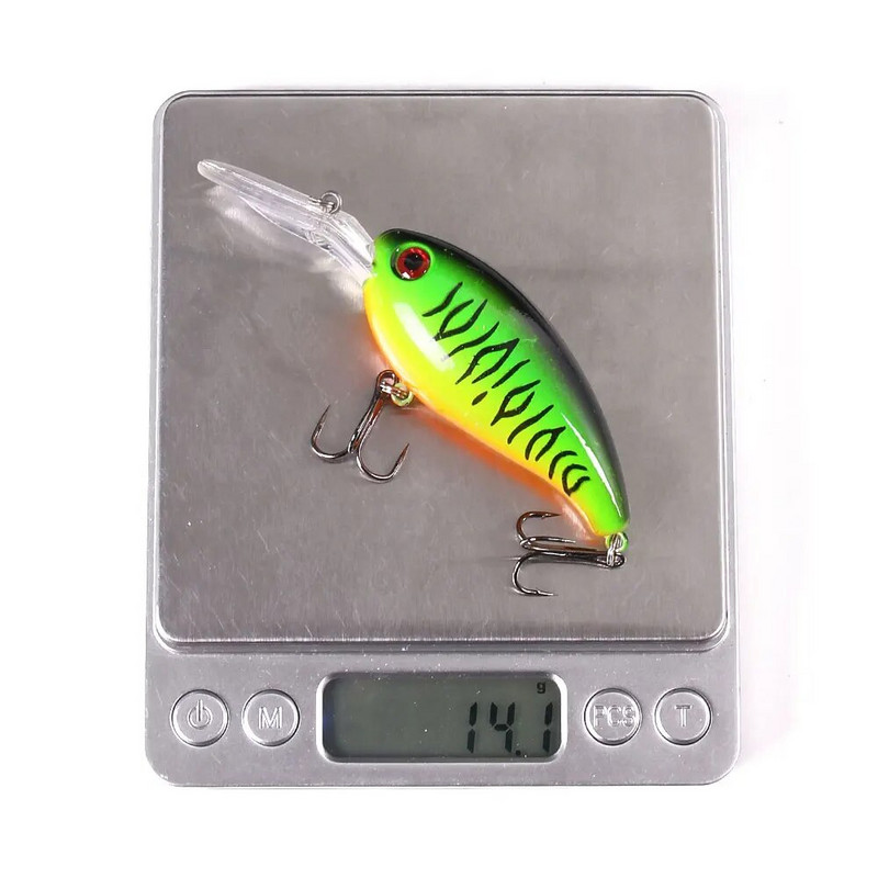 Hengjia Crank ēsma zvejas māneklis vobleris 14g 10cm Minnow Isca mākslīgais māneklis Crankbait Leurre de Bass Pike Trolling Pesca Tackle