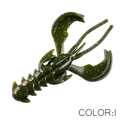 Supercontinent CRAZY 65mm/40mm Lobster Soft Lure Makšķerēšanas mānekļi Pievilcīgs Garneļu smaržas sāls Vobleris