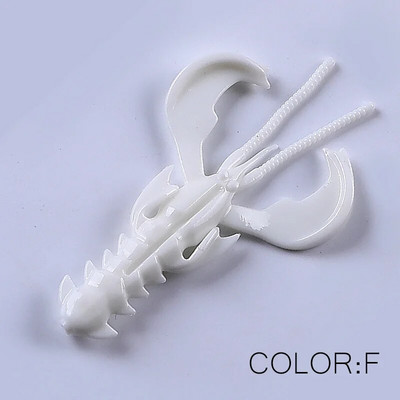 Supercontinent CRAZY 65mm/40mm Lobster Soft Lure Makšķerēšanas mānekļi Pievilcīgs Garneļu smaržas sāls Vobleris