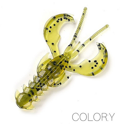 Supercontinent CRAZY 65mm/40mm Lobster Soft Lure Makšķerēšanas mānekļi Pievilcīgs Garneļu smaržas sāls Vobleris