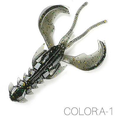 Supercontinent CRAZY 65mm/40mm Lobster Soft Lure Makšķerēšanas mānekļi Pievilcīgs Garneļu smaržas sāls Vobleris