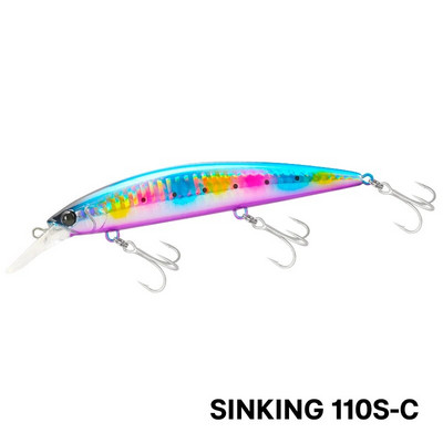 TSURINOYA 110 mm 37 g liela svara jūras makšķerēšanas māneklis, maks. 80 m, īpaši garš liešana, grimstoša Minnow WIZARD 110S mākslīgā cietā ēsma