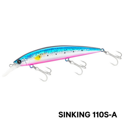 TSURINOYA 110 mm 37 g liela svara jūras makšķerēšanas māneklis, maks. 80 m, īpaši garš liešana, grimstoša Minnow WIZARD 110S mākslīgā cietā ēsma