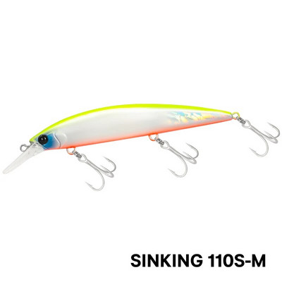 TSURINOYA 110 mm 37 g liela svara jūras makšķerēšanas māneklis, maks. 80 m, īpaši garš liešana, grimstoša Minnow WIZARD 110S mākslīgā cietā ēsma